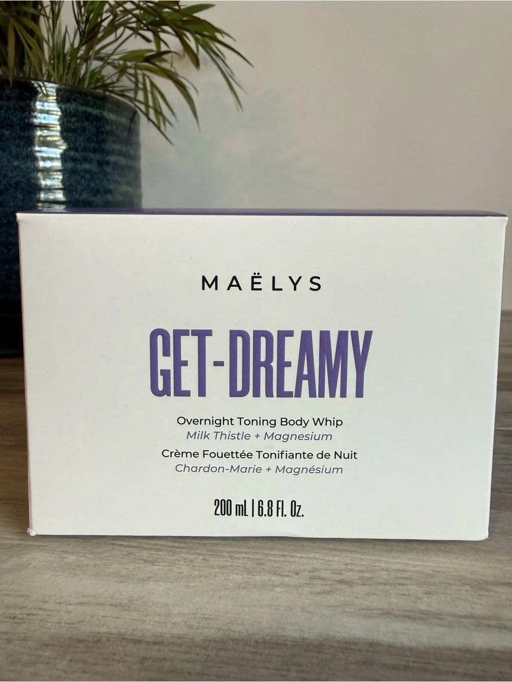 MAELYS GET-DREAMY Overnight Toning Body Whip - Milk Thistle + Magnesium 200 ml